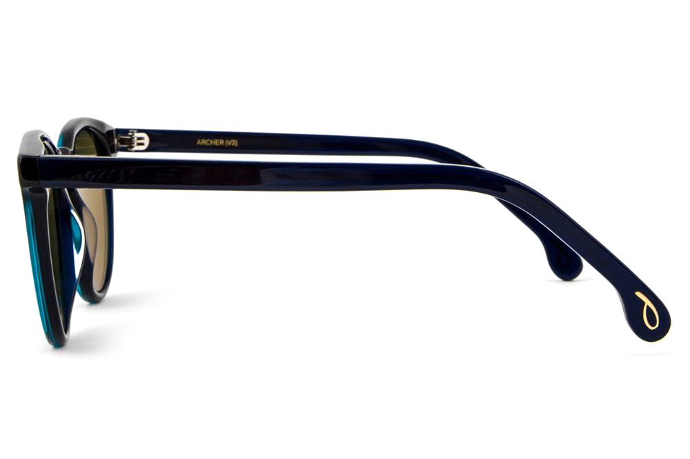 Paul Smith - Archer Eyeglasses Peacock Blue on Navy
