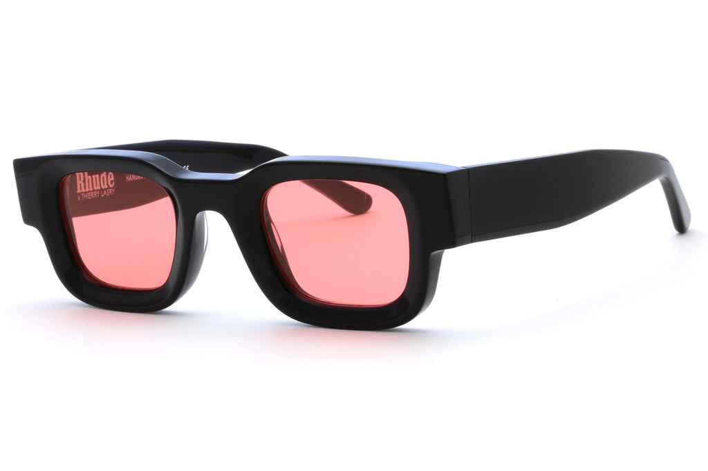 RHUDE x Thierry Lasry - Rhevision Sunglasses Black w/ Pink Lenses (101)