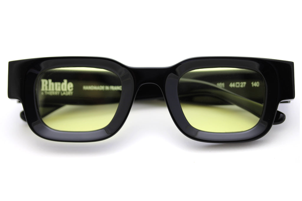 RHUDE x Thierry Lasry - Rhevision Sunglasses Black w/ Yellow Lenses (101)