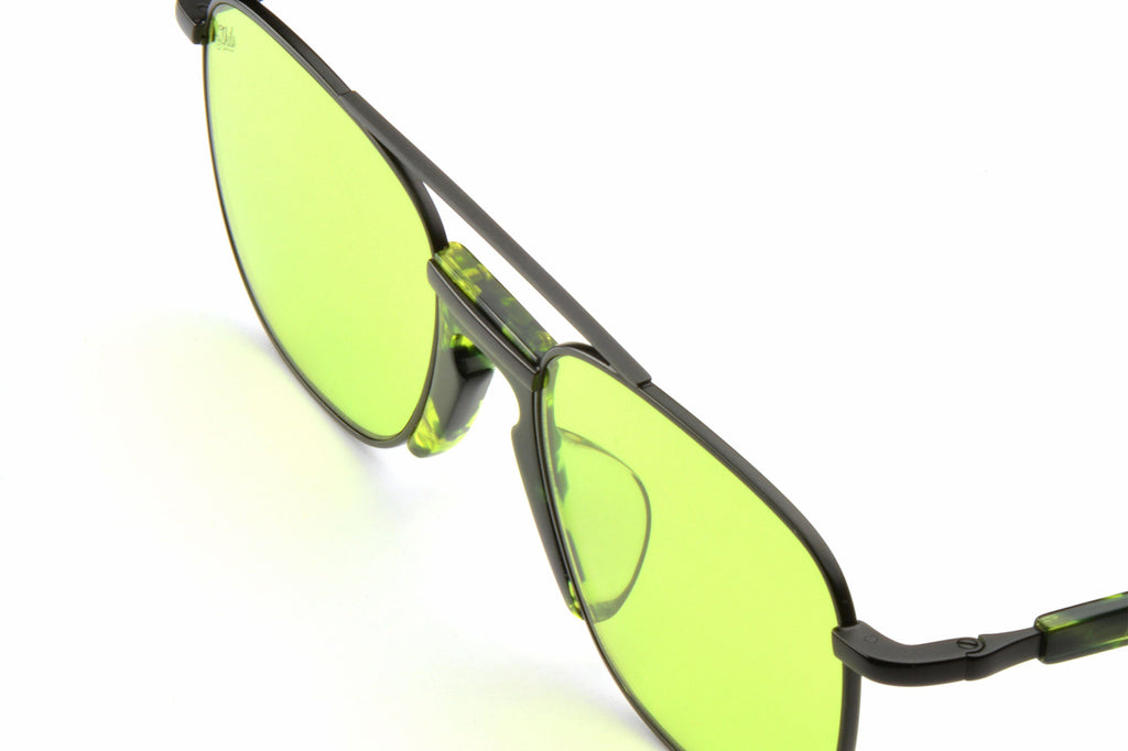 AKILA® Eyewear - Task Force Sunglasses Green Tortoise w/ Apple Green Lenses