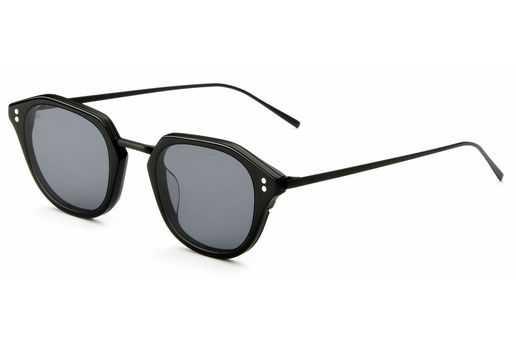 AKILA® Eyewear - Theory Sunglasses Shiny Black w/ Black Lenses