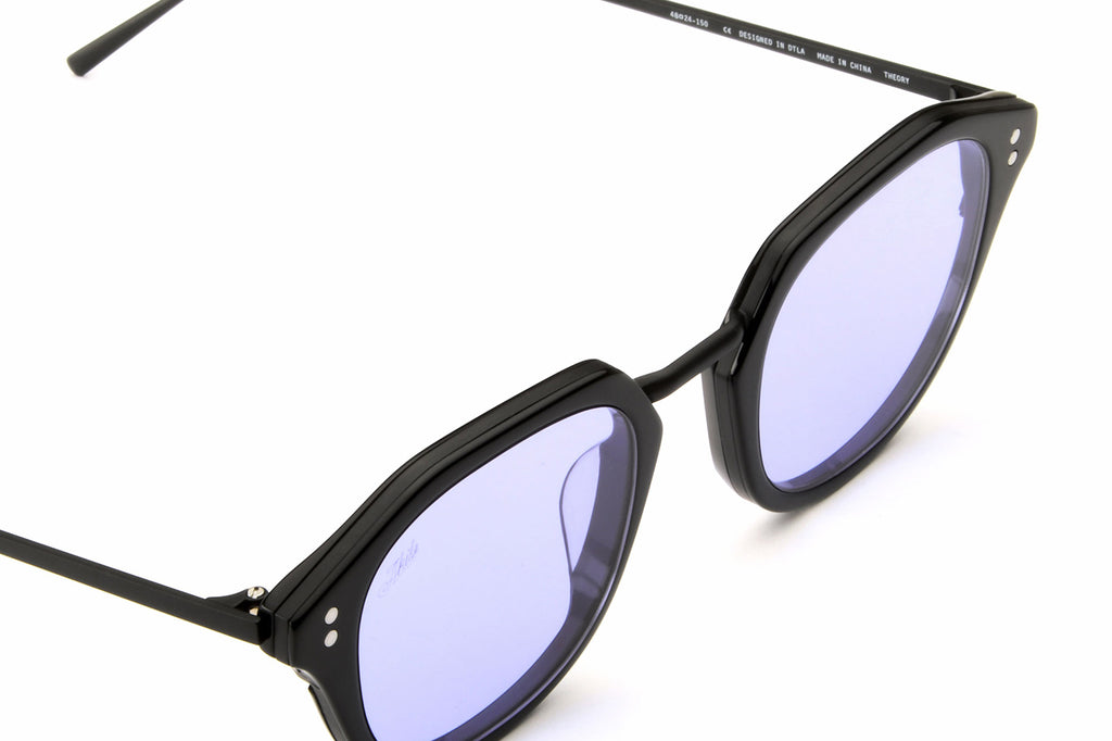 AKILA® Eyewear - Theory Sunglasses Black w/ Violet Blue Lenses