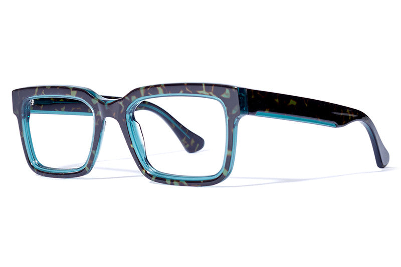 Bob Sdrunk Eyeglasses - Up Tortoise Green