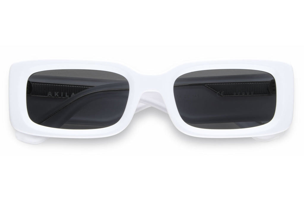 AKILA® Eyewear - Verve Sunglasses White w/ Black Lenses