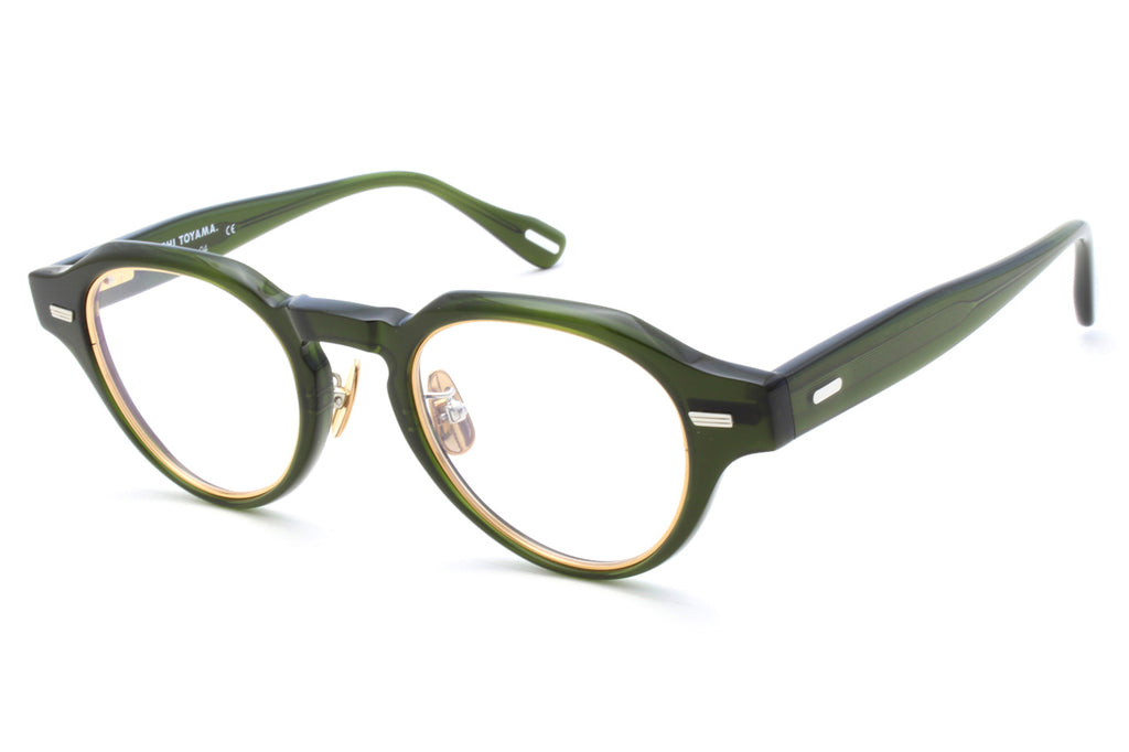 Yuichi Toyama - DFW (U-129) Eyeglasses Dark Green/Gold