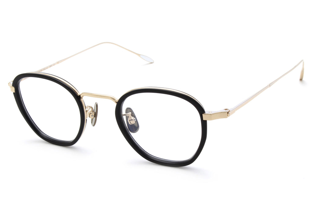 Yuichi Toyama - Alfred (U-120) Eyeglasses White Gold/Black