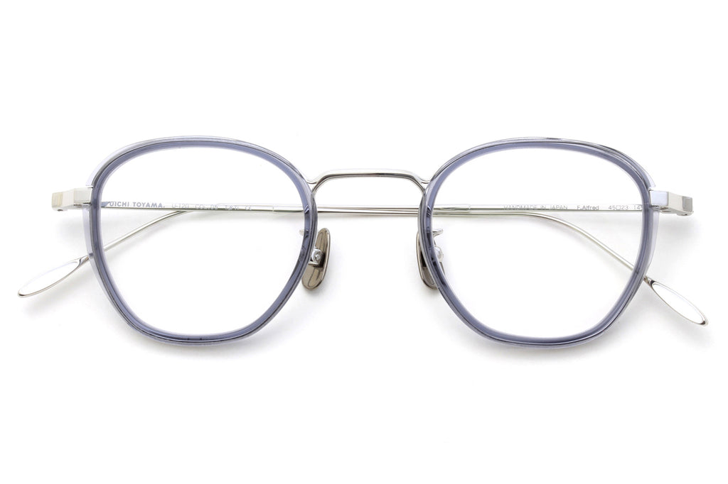 Yuichi Toyama - Alfred (U-120) Eyeglasses Silver/Clear Gray