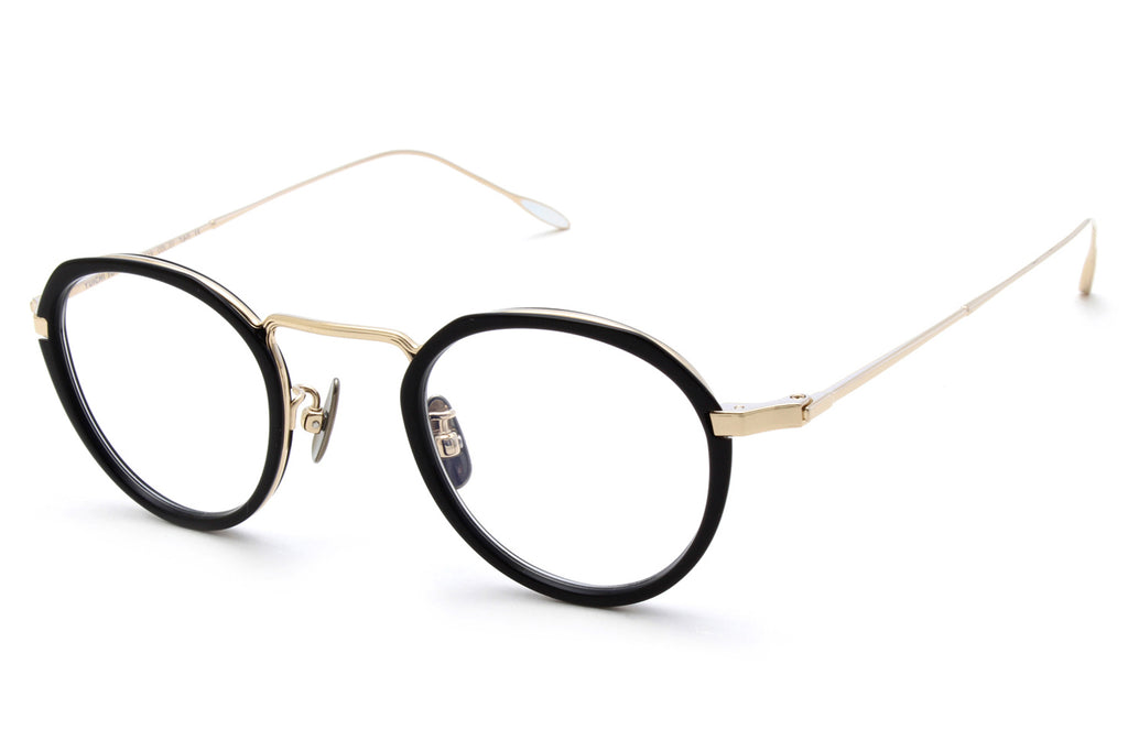 Yuichi Toyama - Marcel (U-119) Eyeglasses White Gold/Black