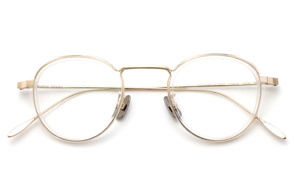 Yuichi Toyama - Marcel (U-119) Eyeglasses White Gold/Clear
