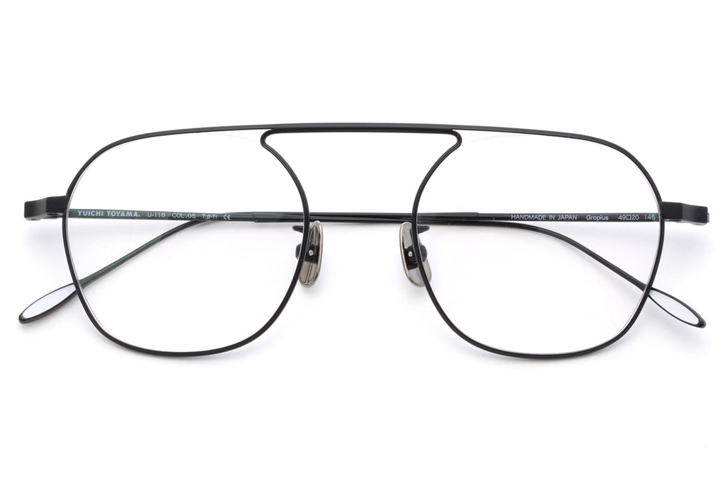 Yuichi Toyama - Gropius (U-116) Eyeglasses Matte Black