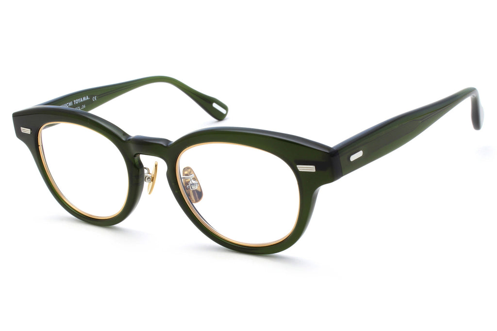 Yuichi Toyama - IND (U-128) Eyeglasses Dark Green/Gold