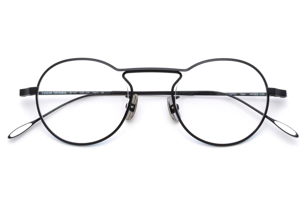 Yuichi Toyama - Itten (U-107) Eyeglasses Matte Black/Turquoise