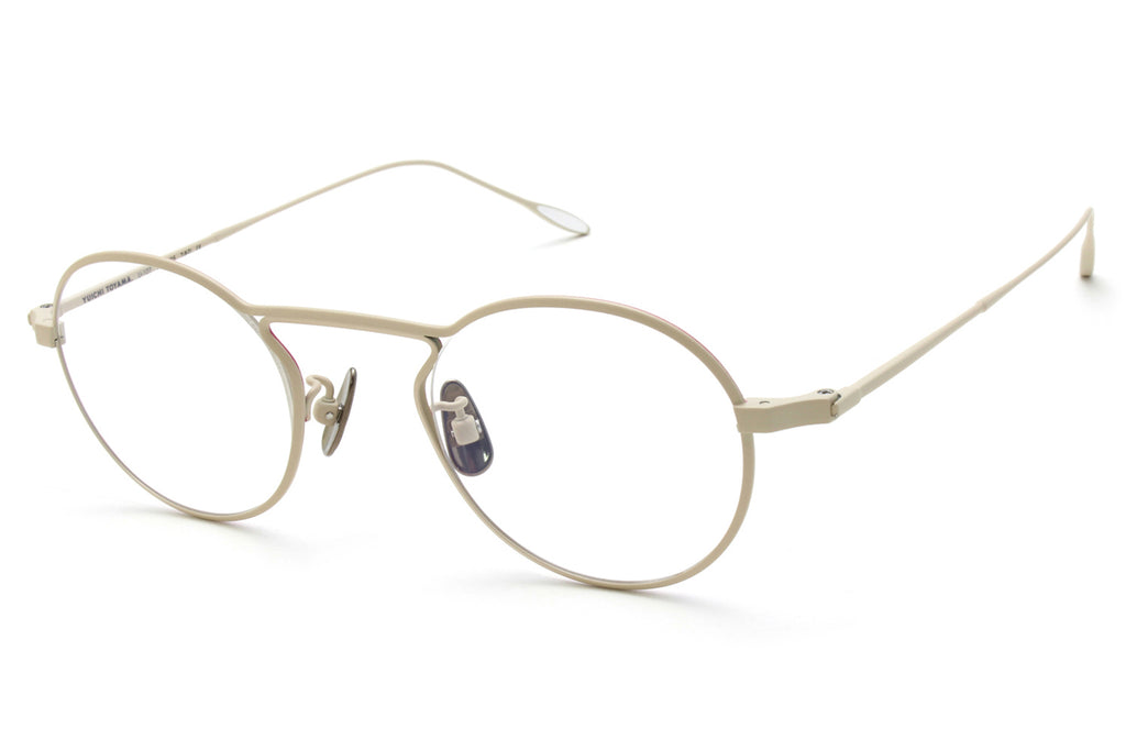 Yuichi Toyama - Itten (U-107) Eyeglasses Matte Beige/Neon Pink