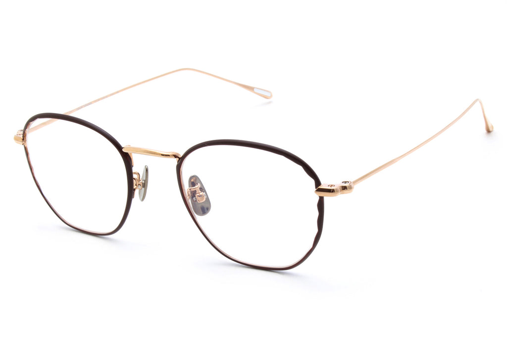 Yuichi Toyama - Telly (U-118) Eyeglasses Pink Gold/Brown