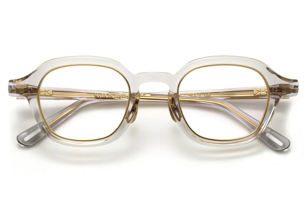 Yuichi Toyama : 5 - Beacon Eyeglasses Clear Gray/Gold