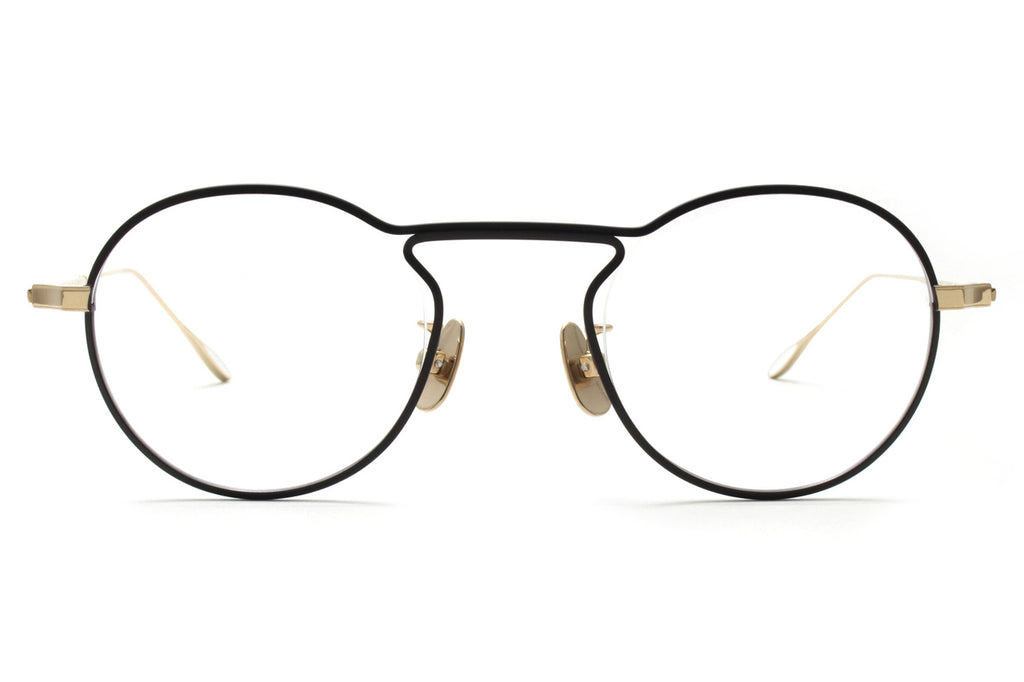 Yuichi Toyama - Itten (U-107) Eyeglasses Black/White Gold