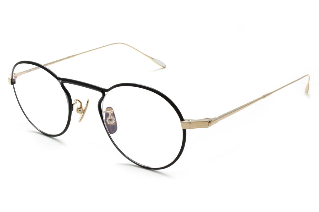 Yuichi Toyama - Itten (U-107) Eyeglasses Black/White Gold