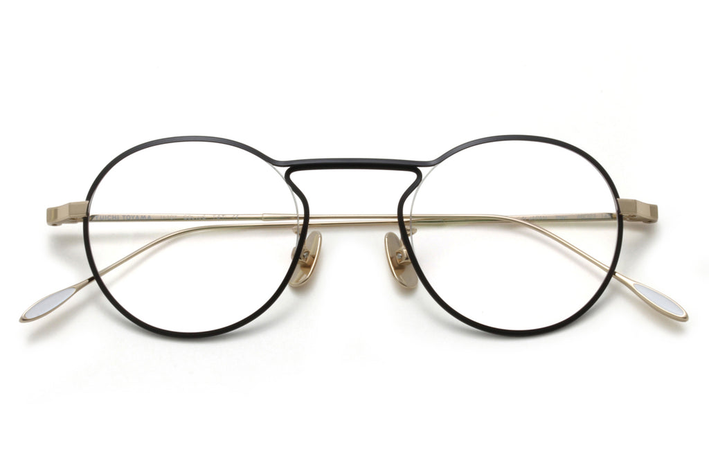 Yuichi Toyama - Itten (U-107) Eyeglasses Black/White Gold