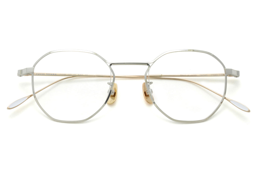 Yuichi Toyama - Herbert (U-108) Eyeglasses Silver/White Gold