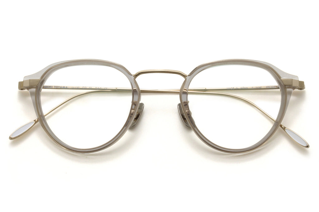 Yuichi Toyama - F. Joost (U-132) Eyeglasses White Gold/Clear Gray