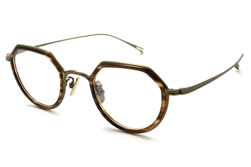 Yuichi Toyama - F. Ludwig (U-136) Eyeglasses Brown Sasa/Antique Gold
