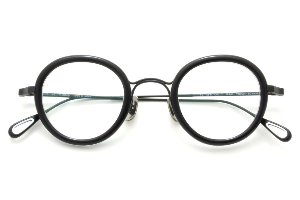 Yuichi Toyama - V. Moholy (U-140) Eyeglasses Black Matte/Layer Black