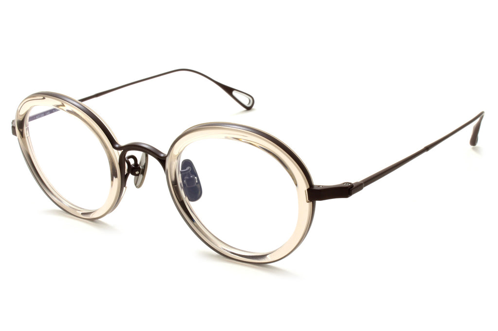 Yuichi Toyama - V. Moholy (U-140) Eyeglasses Brown Matte/Clear Mocha