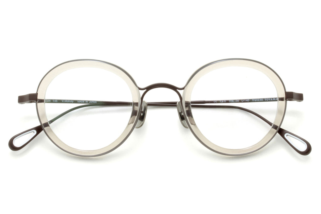 Yuichi Toyama - V. Moholy (U-140) Eyeglasses Brown Matte/Clear Mocha