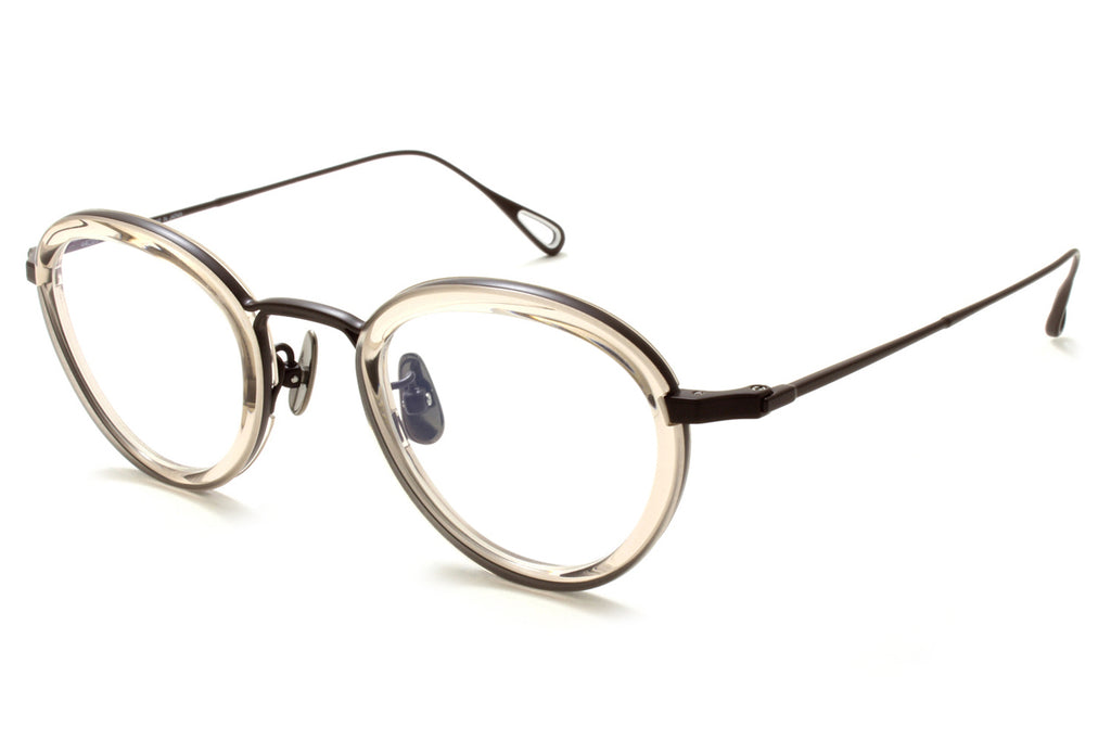Yuichi Toyama - V. Muche (U-141) Eyeglasses Brown Matte/Clear Mocha
