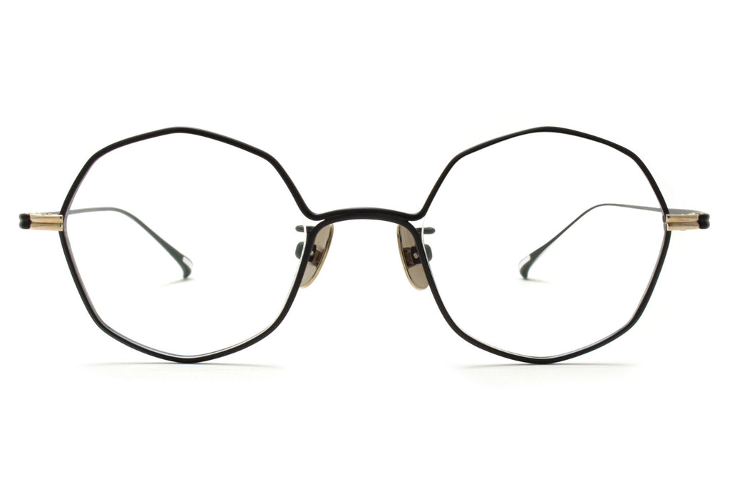 Yuichi Toyama - Brandt (U-147) Eyeglasses Black/White Gold