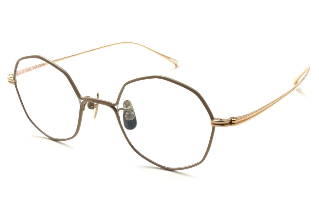Yuichi Toyama - Brandt (U-147) Eyeglasses Taupe/Rose Gold