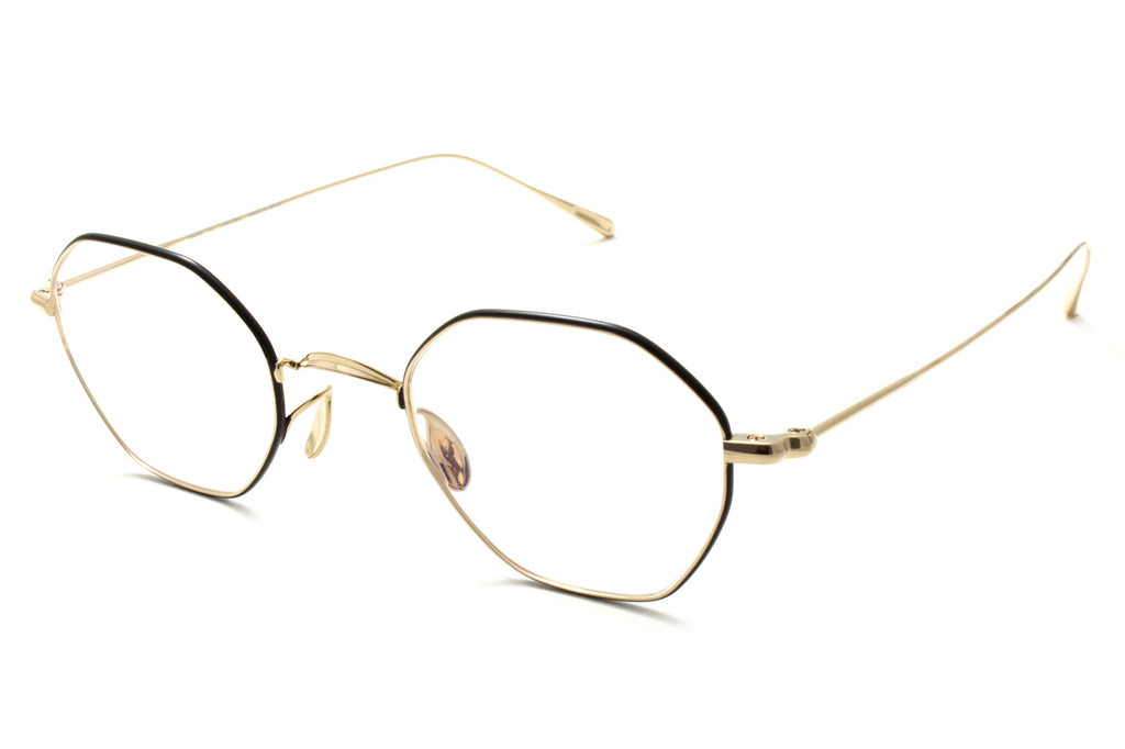 Yuichi Toyama - Hakkaku (UD-143) Eyeglasses White Gold/Black