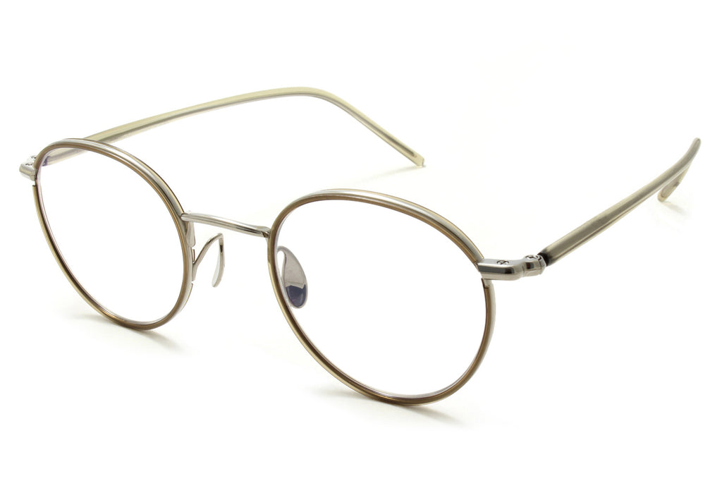 Yuichi Toyama - Wachigai (UD-149) Eyeglasses Silver/Clear Khaki