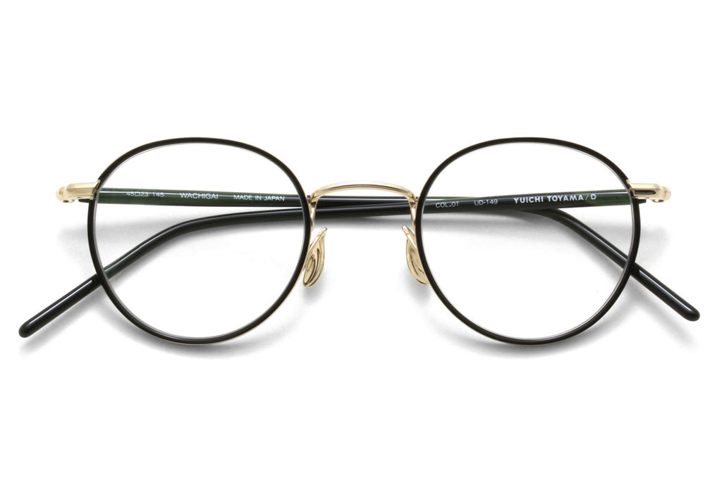 Yuichi Toyama - Wachigai (UD-149) Eyeglasses White Gold/Black