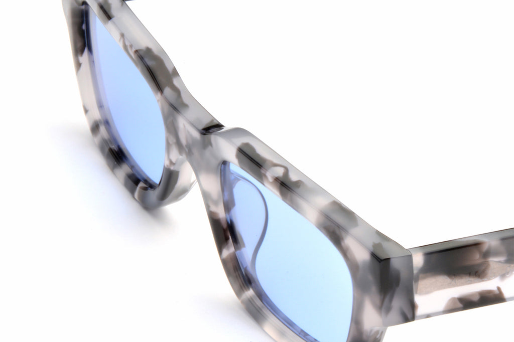 AKILA® Eyewear - Zed Sunglasses Brooklyn Tortoise w/ Sky Blue Lenses