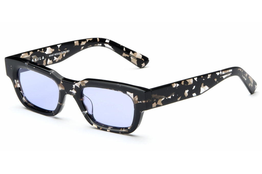 AKILA® Eyewear - Zed Sunglasses Arctic Tortoise w/ Violet Lenses