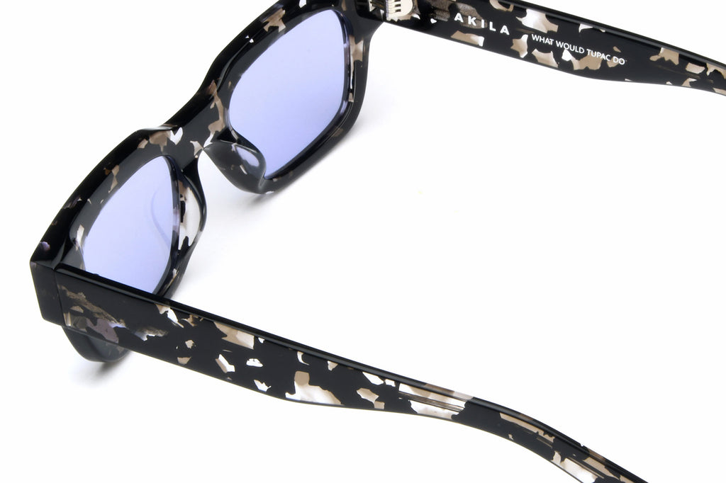 AKILA® Eyewear - Zed Sunglasses Arctic Tortoise w/ Violet Lenses