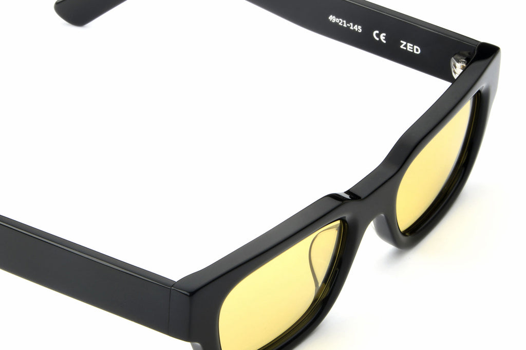 AKILA® Eyewear - Zed Sunglasses Black w/ Yellow Lenses