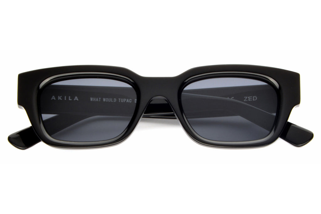 AKILA® Eyewear - Zed Sunglasses Black w/ Black Lenses