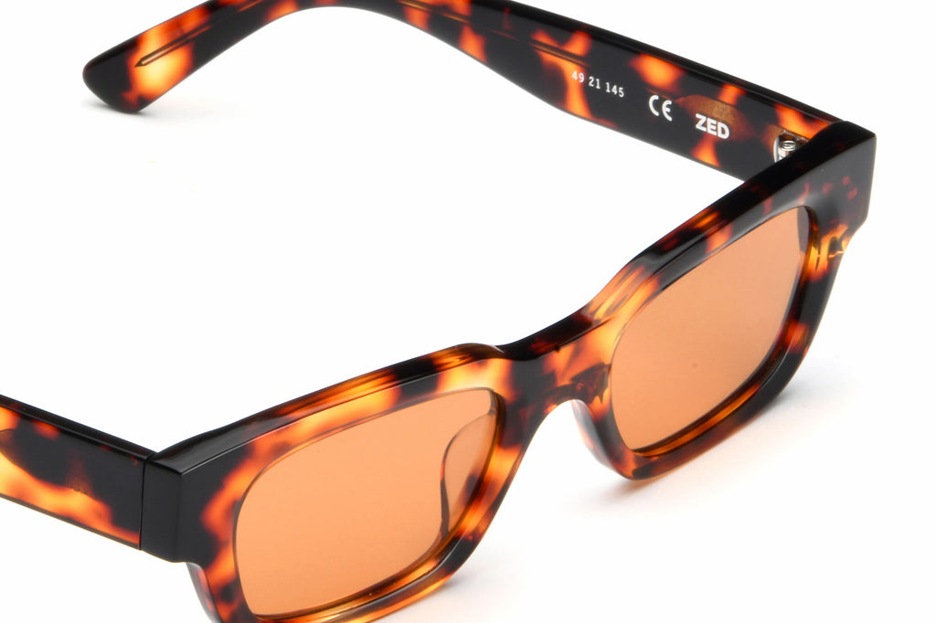 AKILA® Eyewear - Zed Sunglasses Havana w/ Orange Lenses