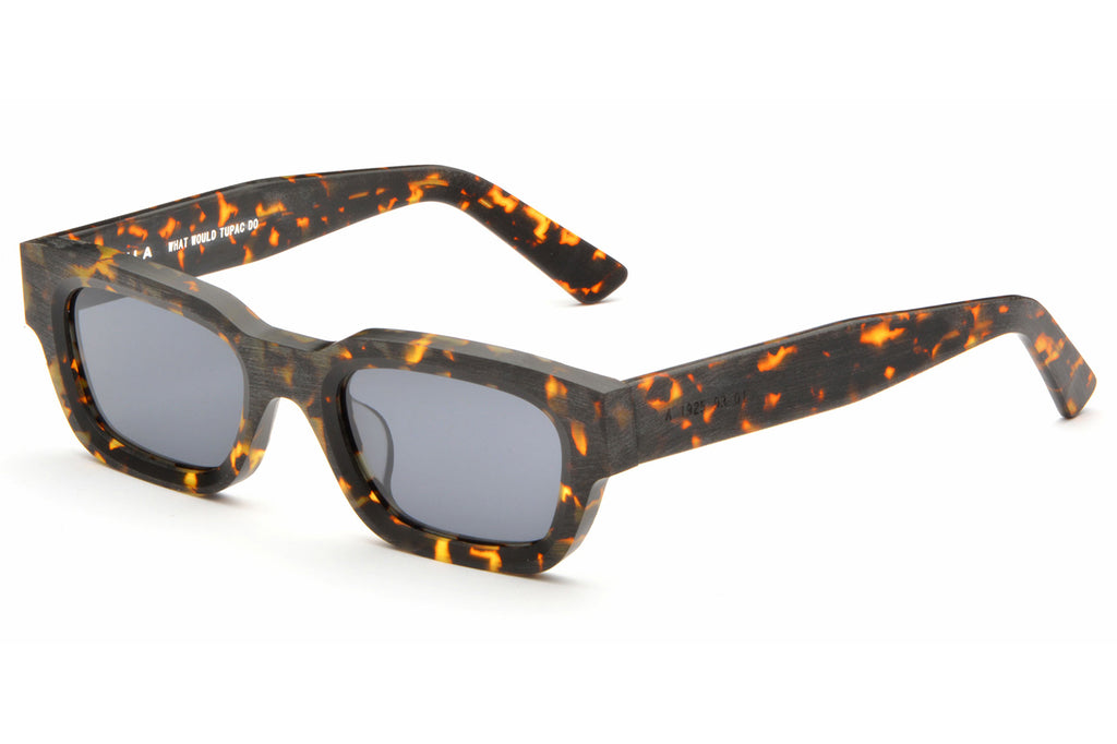 AKILA® Eyewear - Zed Raw Sunglasses Raw Tokyo Tortoise w/ Black Lenses