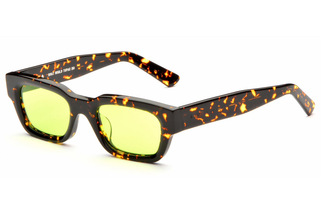 AKILA® Eyewear - Zed Sunglasses Tokyo Tortoise w/ Apple Green Lenses